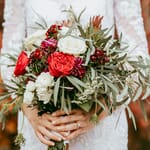 Winter Wonderland Wedding Bride Bouquet